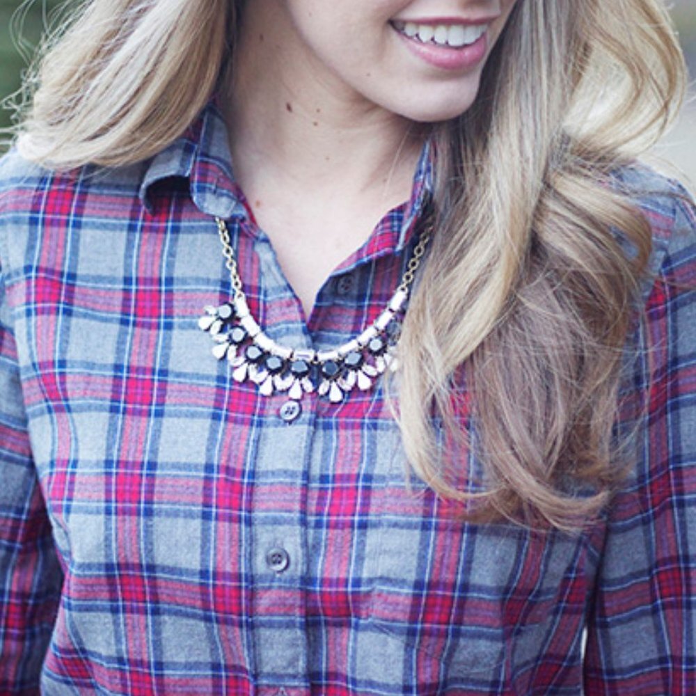 J. Crew Factory The Perfect Shirt Plaid Flannel - Picture 3 of 12
